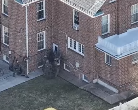 SWAT team at crime scene